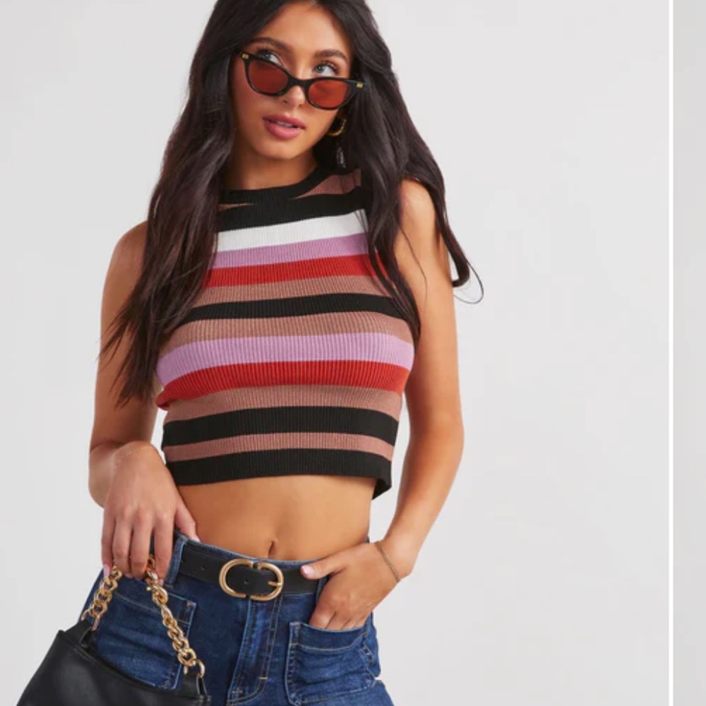 Vici striped tank